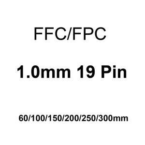 19핀 FFC FPC 플랫 케이블 1.0mm 피치 60/100/150/200/250/300mm 이소트로피 A 또는 B