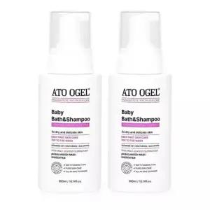 아토오겔 베이비 키즈 아기 샴푸 유아 바디워시 신생아 바스앤샴푸 2개
