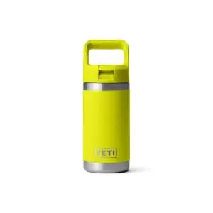 YETI Rambler 주니어 355ml(12온스) 아동용 물병, 빨대 캡 포함, 반딧불 옐로우