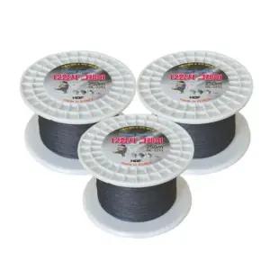 바다낚시줄 HD 12합사 그레이 낚시줄 가물치 장어낚시 250M