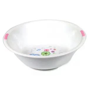 미끄럼방지 화사한 대야 대형-색상랜덤 목용소품