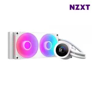 NZXT 수냉쿨러 게임 쿨링 CPU 냉각 KRAKEN PLUS 240 RGB 화이트