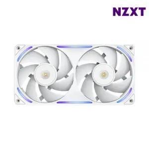 NZXT PC 냉각 쿨링팬 저소음 쿨러 게임 F240X 화이트 일체형