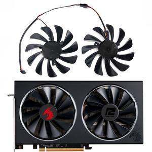 95MM CF1010U12S FDC10U12S9-C RX 5700 XT GPU 팬 PowerColor Red Dragon 그래픽 카드 냉각 팬용