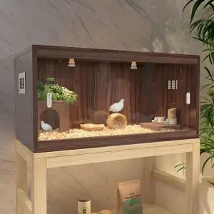 미니 육추기 병아리 앵무새 사육장 메추리 키우기 부화 보온 케이지 새장 온도조절