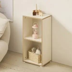 리노 400 2단 책장 아기 전면 아이 낮은 교구 책장 KD25300 착불