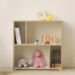 리노 800 키즈 책장 아기 전면 교구 낮은 아이 책장 KD25302 착불