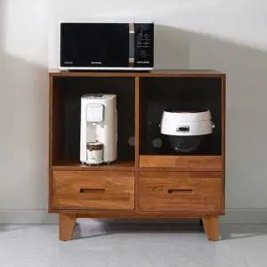 [착불]케이디 멀바우 LPM 서랍형 렌지대 하부장