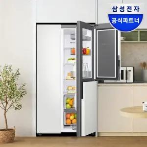 삼성 비스포크 푸드쇼케이스 양문형냉장고 오토오픈도어 846L RS84DB5602CW