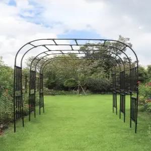 공원 조경 장미 장미아치 야외 아치 스탠드 철제
