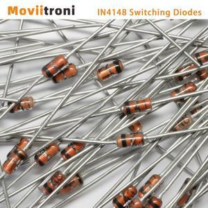 20/50/100/200pcs 1N4148 DO-35 스위칭 다이오드 고속 100V 200mA
