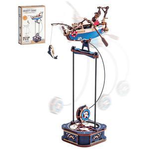 로봇타임 3D 나무 퍼즐, 선박 중력 스윙 모델, 14세 이상용 항공기 모델 키트, 퍼즐 빌드 생일/크리스마스/ 창작 선물 & 청소년용