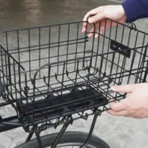 자전거 짐받이 바스켓 뒷 바구니 후면 프레임 수납 장