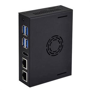 VisionFive2용 T36C 냉각 팬이 있는 특수 금속 쉘 미니 호스트 컴퓨터 IP30 보호 수준 다중 인터페이스