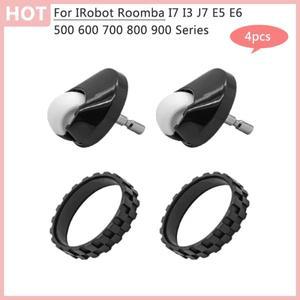 아이로봇 룸바 I7 I3 J7 E5 E6 500 600 700 800 900 시리즈용 미끄럼 방지 액세서리 교체 프론트 휠 및 타