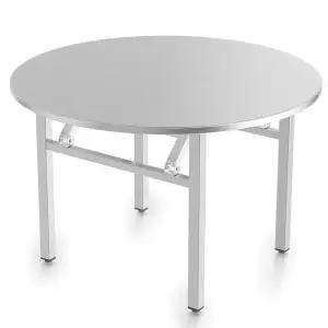 스테인레스 접이식 원형테이블 파티 식탁 실외 이동식포차