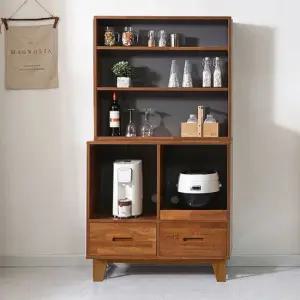 [착불]케이디 멀바우 LPM 서랍형 렌지대 상부장세트