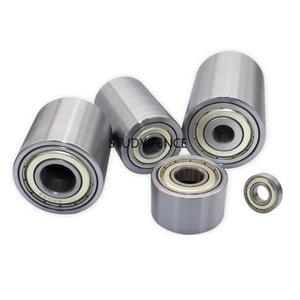 1pc 직경 20/25/30/33 금속 풀리 이중 베어링 롤러 구동 휠 가정용 하드웨어 액세서리