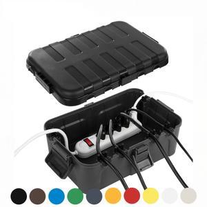 초대형 실외 전기 상자 방수 연장 코드 커버 비바람에 견디는 콘센트 플러그 소켓 타이머 보호