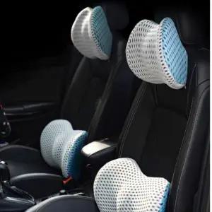 차량용품 M2M8U5Z7 목 허리 보호위한 메쉬 등받이 목쿠션