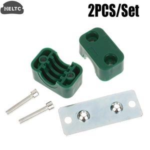 2PCS 플라스틱 6/9.5/12.7/19/20/21.3/25/32mm 직경 파이프 볼트 클립 클램프 튜브 패스너 분류 키트