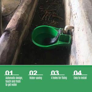 소형 동물용 호환 자동 물그릇 암소 말 당나귀 양용 호환 ABS 소재 가축