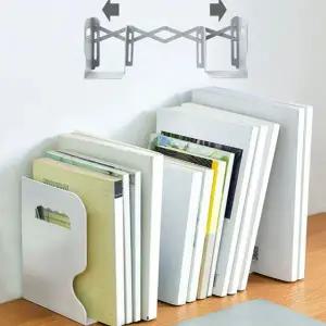 길이조절 책꽂이 자바라 책상 탁상용 정리 책홀더