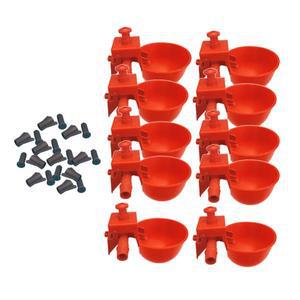 닭물컵 플라스틱 자동 급수기 가금류 급이기 부속품 닭장 물 공급 농장용