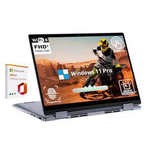 Dell Inspiron 14 1 지문 터치스크린 14인치 FHD+ RAM HDMI 8GB Pro, Windows 2 오피스, SSD, in 5, 512GB AMD 인식기, 키보드, 노트북, 컨버터블, 평생 백라이트 11 Ryzen