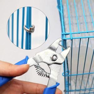 동물 케이지 호그 링 플라이어 도구 600 개 M 클립 스테이플 닭 철망 와이어 울타리 좀쇠