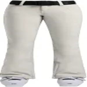 GSOU 스노우 스키 팬츠 여성 슬림 방수 방풍 따뜻한 스노우보드 겨울 스포츠용