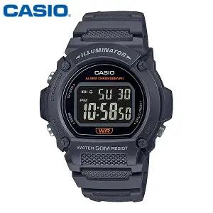 카시오 시계 W-219H-8B 남성용 손목시계 전자시계 우레탄밴드 CASIO 정품