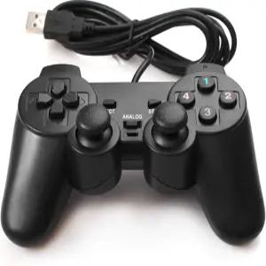 Windows PC용 USB 유선 게임 컨트롤러/Raspberry Pi 리모컨 게임패드 게이밍 조이패드 노트북용 듀얼 진동