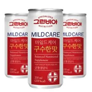 정식품 그린비아 음료 마일드케어 구수한맛 (환자용 균형영양식) 200ml x 30캔