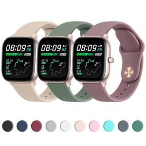 Amazfit GTS 2 4 Mini/GTS 3/GTS 2e /Bip 3 Pro/Bip U S lite 스트랩 GTR Pro/GTR 팔찌용 밴드