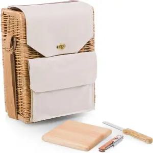 와인 치즈 피크닉 세트 2병 수납 보온보냉 커팅보드 코르크스크류 포함 커플 선물 캠핑 바구니