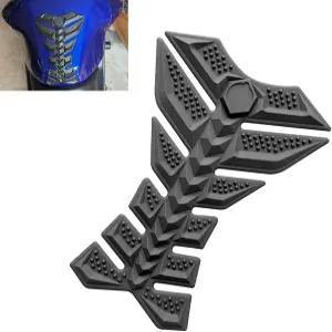 Arwrilt 3D 모터사이클 탱크 패드 미끄럼 방지 고무 피쉬본 프로텍터 자체 접착 방수 오일 연료 스티커