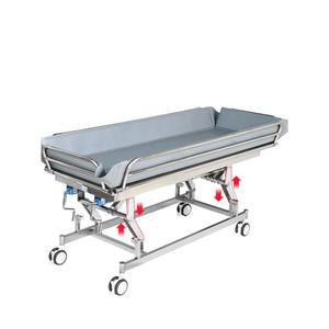 목욕 침대 요양원 간병 베드 장 스프레이 프레임 카트