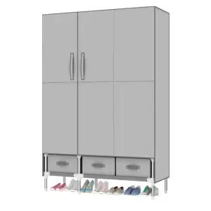 원룸 패브릭 수납장 이불 기숙사 튼튼한 간이 자취방 옷장 조립식