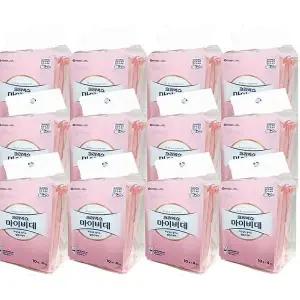 [셀러허브 1]마이비데 물티슈 리필 46매20팩 물에녹는 화장실용 비데티슈 클린케어 x3SET(SH) (46611367)