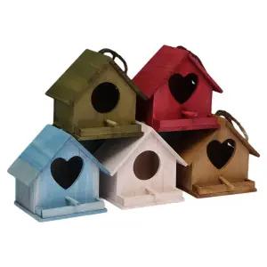 아우얼스룸 컬러풀 나무 새둥지 원목 우드 야외 동물 새집 조경 BTR 햄스터