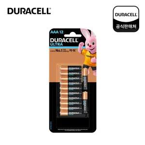 듀라셀 울트라 알카라인 건전지 AAA 12개입