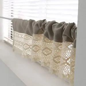 [하프클럽/셀러허브]레이스커튼 미니커튼 선반 주방 가리개 1P