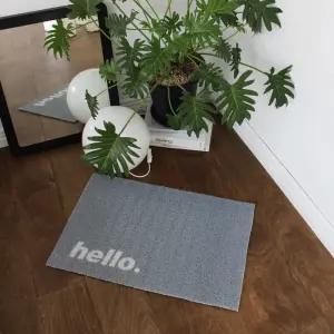 블루그레이 현관 도어 매트귀여운발 플라워 미드센추리 홈카페 인테리어 바닥 포인트 화장실 PVC 깔끔한 부