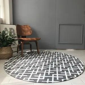 P00000FD 유니크 원형 러그인테리어카페트 예쁜 거실 침실 카페