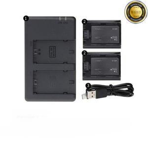 프리미엄 NP-FZ100 배터리 + 고속 충전기 콤보 7.2V 1600mAh 소니 알파 A7M5 A7C A9 카메라용