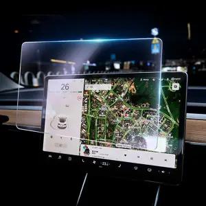 TKB 테슬라 차량용 내비게이션 보호필름 모델 3 S X Y투명 액정 용품