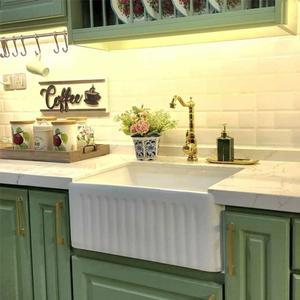 도자기 싱크대 세라믹 싱크볼 개수대 608x405x200mm 주방 사각 교체 A타입