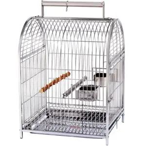스테인레스 앵무새 케이지 손잡이 가방 휴대용 이동장
