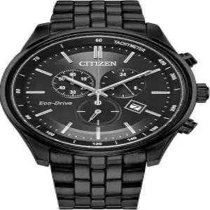 시티즌 남성용 클래식 코르소 에코 드라이브 시계 크로노그래프 12/24시간 시간 날짜 사파이어 크리스탈